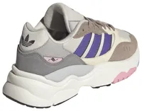 adidas Originals Girls Retropy F90 - Girls' Grade School Running Shoes Grey/Purple/Multi