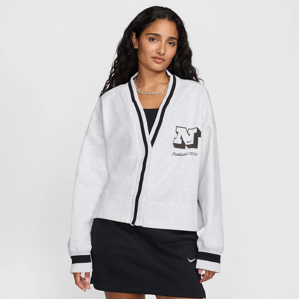 Nike Womens NSW Phoenix Fleece Heritage Cardigan