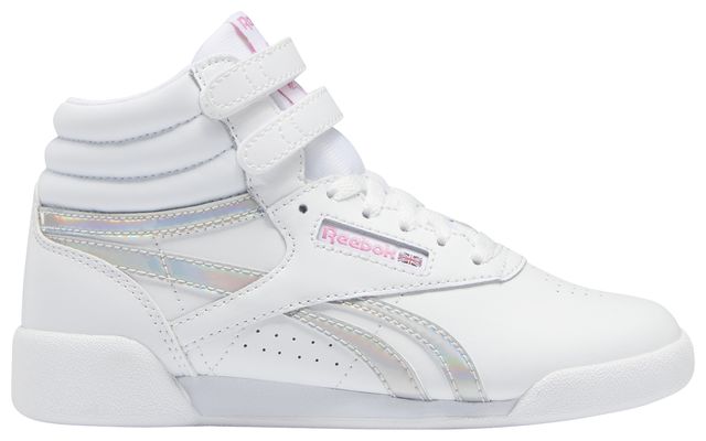 Reebok Women's Freestyle Hi High Top Sneaker, Purple Oasis/White, 7.5 :  : Clothing, Shoes & Accessories