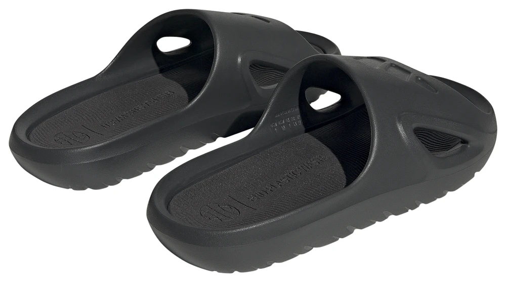 adidas Mens Adicane Slides - Shoes Carbon/Carbon/Core Black