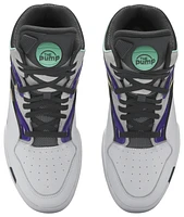 Reebok Mens Reebok Pump Omni Zone II - Mens Basketball Shoes White/Black/Purple Size 08.0