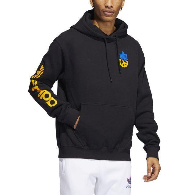 Men's adidas Royal Tigres UANL Lockup Pullover Hoodie