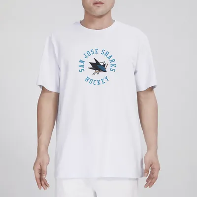 Pro Standard Mens Sharks Hybrid SJ T-Shirt - White