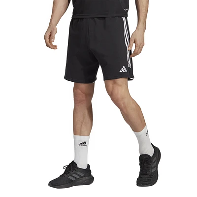 adidas Mens Tiro 23 Fleece Shorts - Black/White