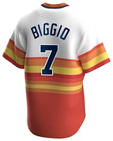 Nike Mens Craig Biggio Astros Cooperstown Collection Player Jersey - White/White