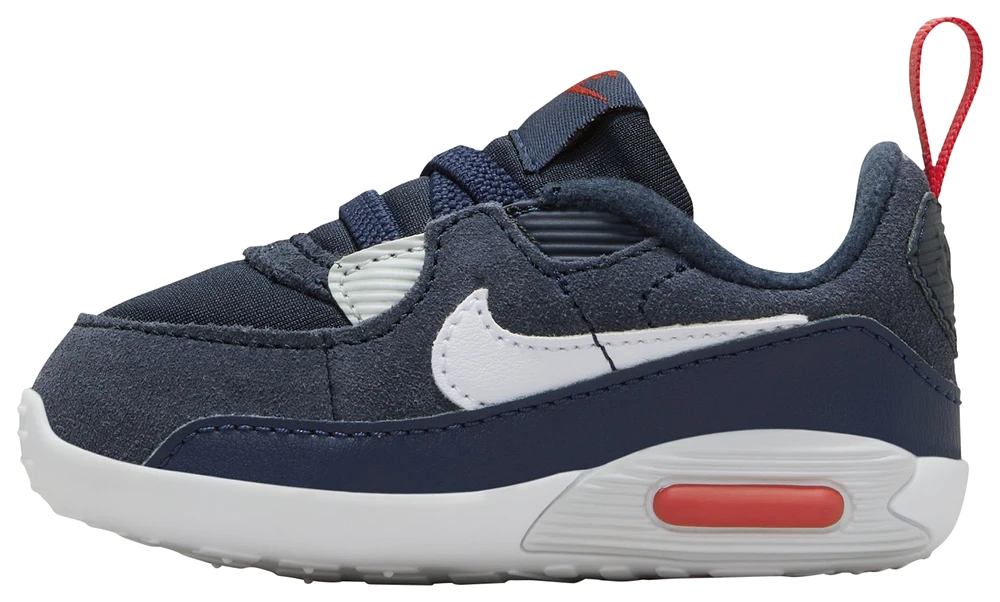 Nike Boys Nike Air Max 90 Crib - Boys' Infant Shoes Navy/White/Obsidian Size 04.0