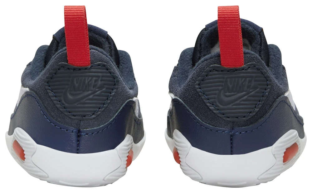 Nike Boys Nike Air Max 90 Crib - Boys' Infant Shoes Navy/White/Obsidian Size 04.0