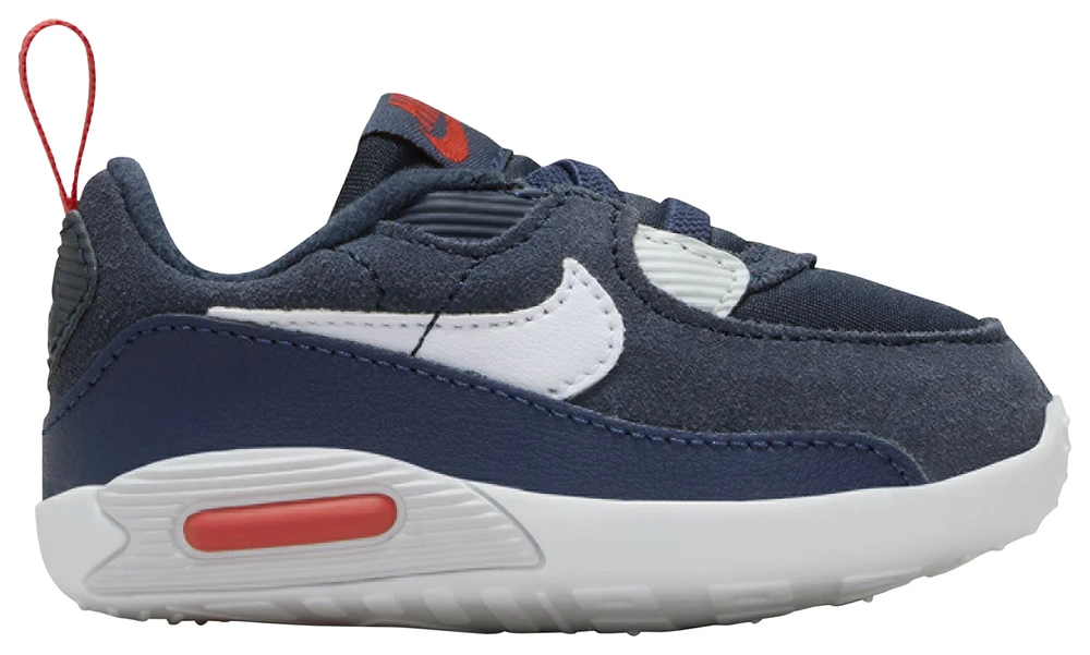 Nike Boys Nike Air Max 90 Crib - Boys' Infant Shoes Navy/White/Obsidian Size 04.0