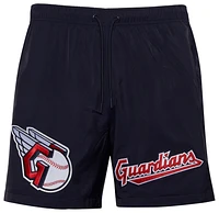 Pro Standard Mens Cleveland Guardians Dbl Logo Woven Short - Navy/Navy