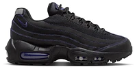 Nike Boys Air Max 95 - Boys' Grade School Shoes Black/Persian Violet/Grey