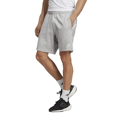 adidas Mens Tiro 23 Fleece Shorts - Grey/White