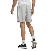 adidas Mens Tiro 23 Fleece Shorts - Grey/White