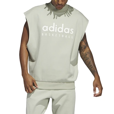 adidas Basketball Sleeveless Sweatshirt - Men's