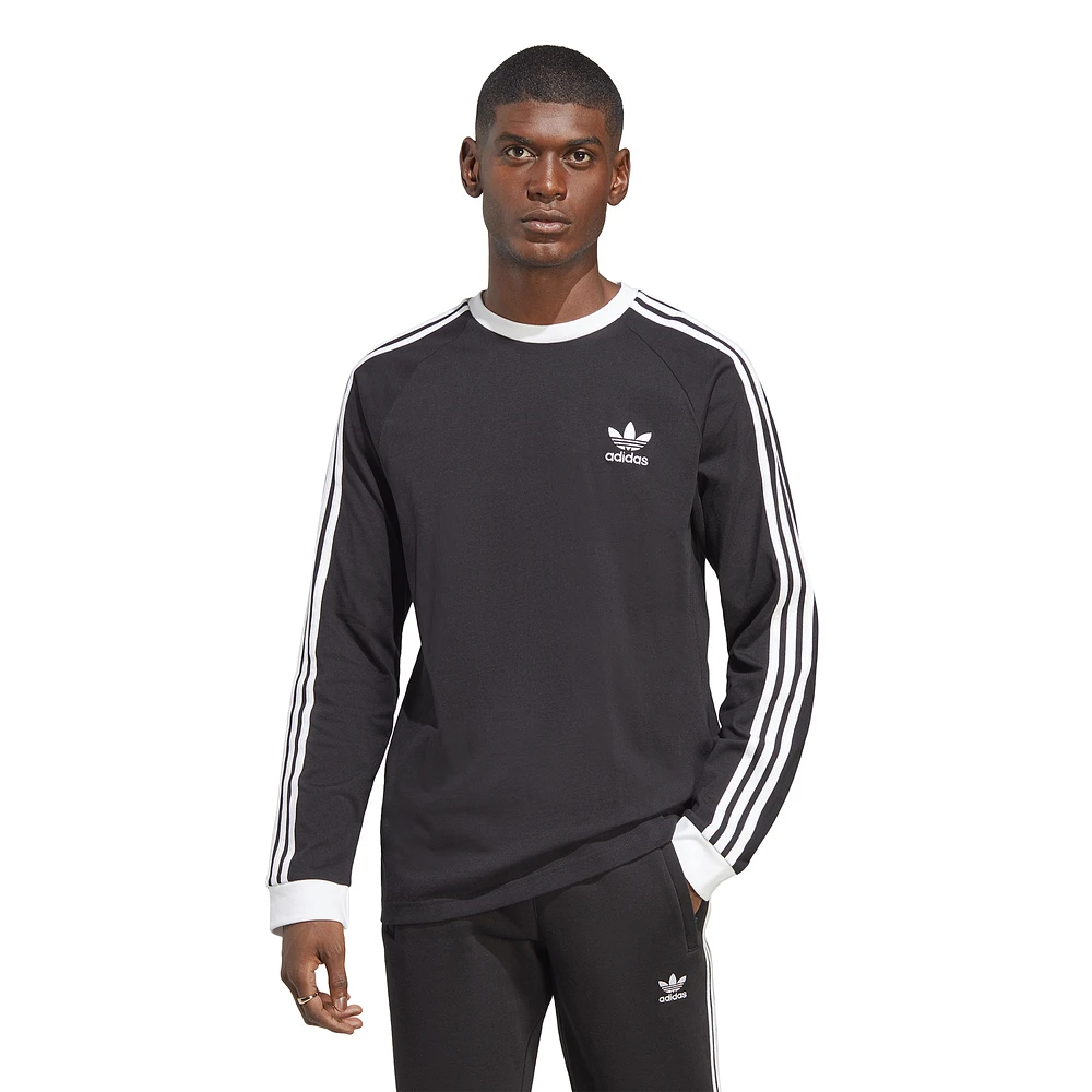 Adidas Originals Center Adicolor | Long Sleeve Mens 3-Stripes Classics Town Montebello T-Shirt