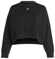 adidas Originals Womens adidas Originals Plus Size adicolor Essentials Crew Sweatshirt - Womens Black