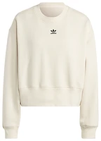 adidas Originals Womens Adicolor Essentials Fleece Sweatshirt - Black/White