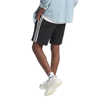 adidas Mens adidas Essentials Fleece 3-Stripes Shorts - Mens Black Size XXL