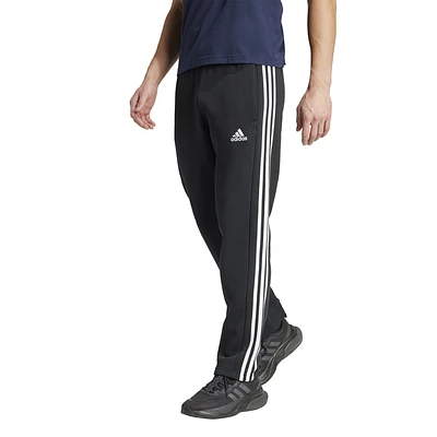 adidas Mens adidas Essentials 3-Stripes Open Hem Fleece Pants
