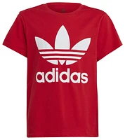 adidas Originals Boys adidas Originals Trefoil T-Shirt - Boys' Grade School Red/White Size XL