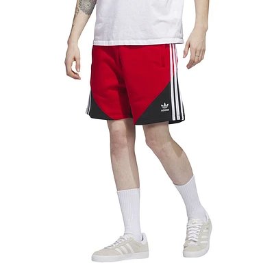 adidas Originals Mens adidas Originals SST Fleece Shorts - Mens Black/White Size S
