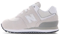 New Balance Boys 574 - Boys' Toddler Running Shoes Grey/White