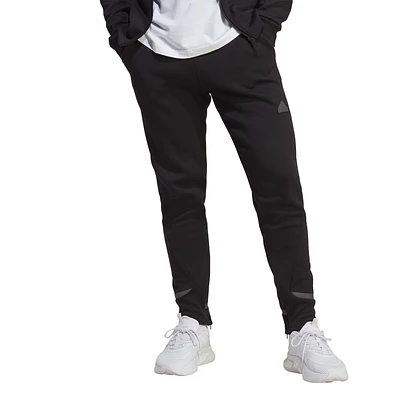 adidas Mens Gameday Fleece Pants - Black/Gray