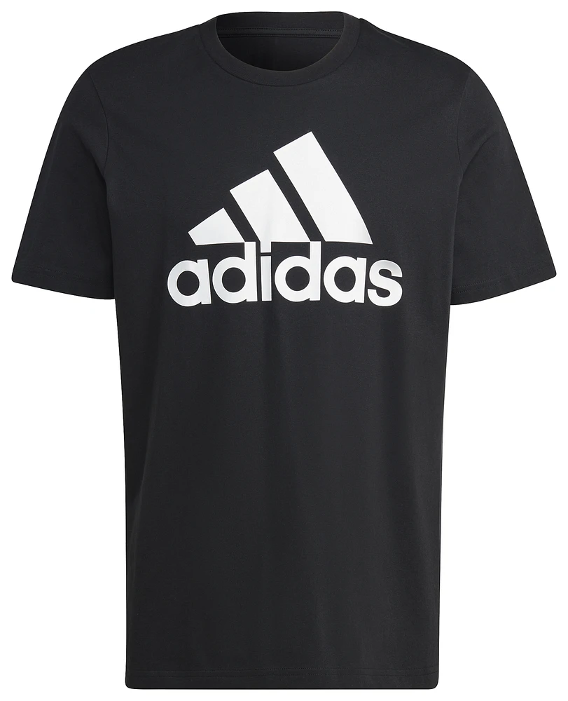 adidas Mens Essentials Single Jersey Big Logo T-Shirt