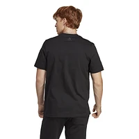 adidas Mens Essentials Single Jersey Big Logo T-Shirt - Black/White