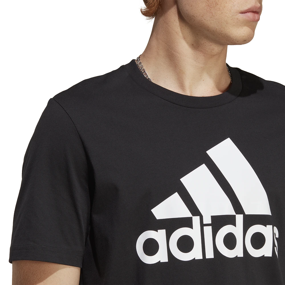 adidas Mens Essentials Single Jersey Big Logo T-Shirt