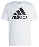 adidas Mens Essentials Single Jersey Big Logo T-Shirt - White