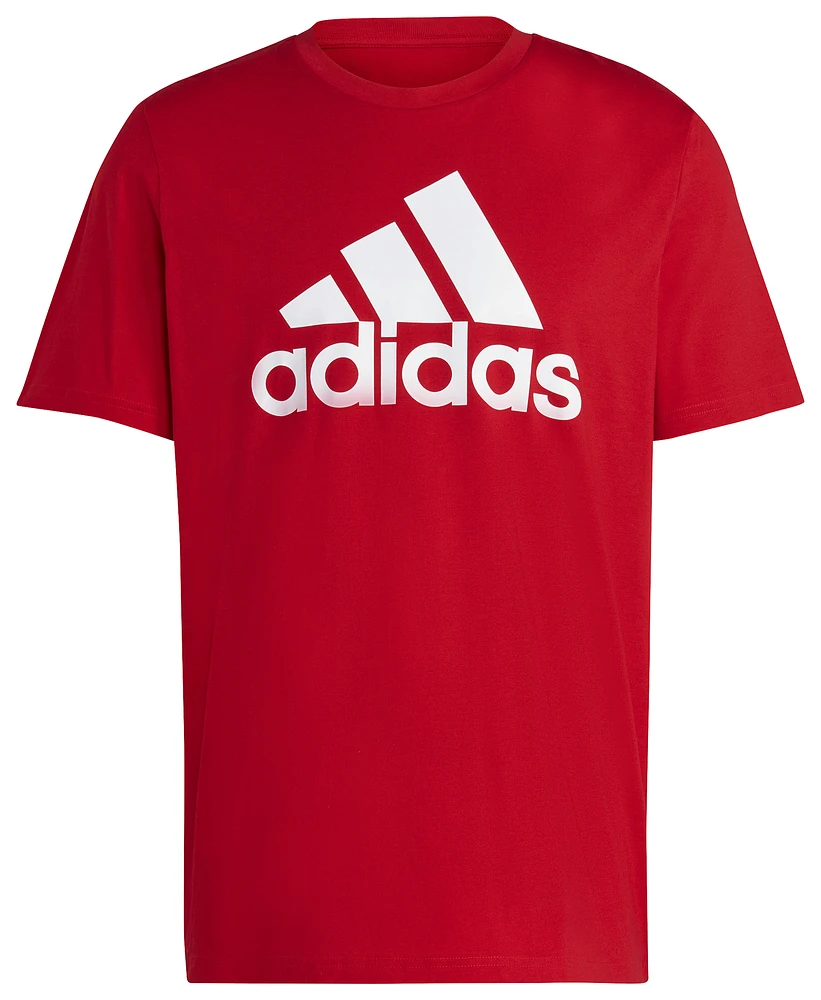 adidas Mens Essentials Single Jersey Big Logo T-Shirt