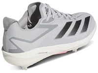 adidas Mens adiZero Electric+ Metal Dugout - Baseball Shoes Black/Team Light Grey/White