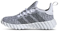 adidas Boys Kaptir Flow - Boys' Grade School Shoes White/Silver Metallic/Black