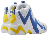 Reebok Mens Hurrikaze II - Basketball Shoes White/Blue/Yellow