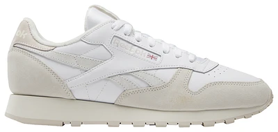 Reebok Mens Reebok Classic Leather - Mens Running Shoes Footwear White/Stucco/Chalk Size 11.0