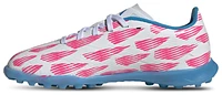 adidas Boys Predator League Turf - Boys' Grade School Soccer Shoes White/Solar Blue/Solar Pink