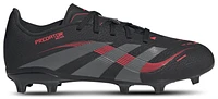 adidas Boys Predator League FG/MG - Boys' Grade School Soccer Shoes Black/Grey/Lucid Red