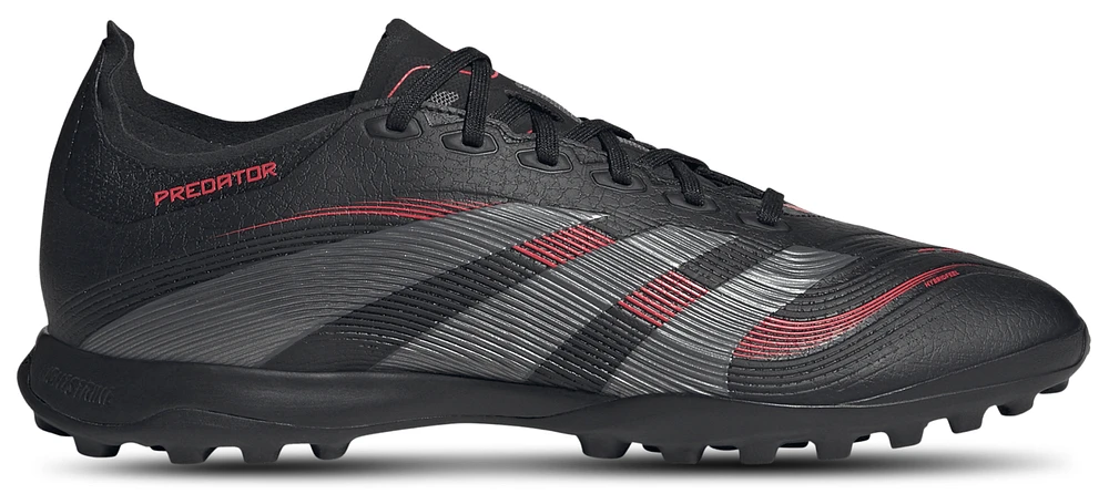 adidas Mens Predator League Turf - Soccer Shoes Black/Grey/Lucid Red