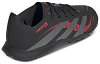 adidas Boys Predator Club Turf - Boys' Grade School Soccer Shoes Black/Grey/Lucid Red