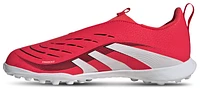 adidas Boys Predator League Laceless Turf - Boys' Grade School Soccer Shoes Lucid Red/White/Black