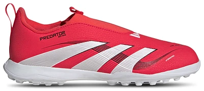 adidas Boys Predator League Laceless Turf - Boys' Grade School Soccer Shoes Lucid Red/White/Black