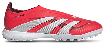 adidas Mens Predator League Laceless Turf - Soccer Shoes Lucid Red/White/Black