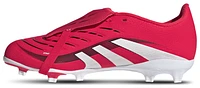 adidas Boys Predator League Folded Tongue FG/MG - Boys' Grade School Soccer Shoes Lucid Red/White/Black