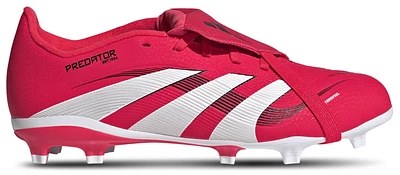 adidas Boys Predator League Folded Tongue FG/MG - Boys' Grade School Soccer Shoes Lucid Red/White/Black