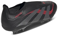 adidas Mens Predator League Laceless FG - Soccer Shoes Black/Grey/Lucid Red