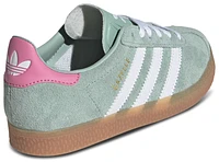 adidas Originals Girls adidas Originals Gazelle - Girls' Preschool Shoes Hazy Green/White/Bliss Pink Size 01.0