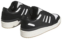 adidas Originals Boys Forum Low - Boys' Grade School Basketball Shoes Core Black/Cloud White/Cream White