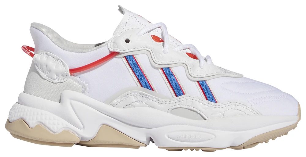 adidas Originals Boys Ozweego J - Boys' Grade School Shoes Ftwr White/Red/Bright Blue