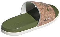 adidas Boys Adilette Comfort x Marvel Slides - Boys' Grade School Shoes Off White/Olive/Black