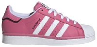 adidas Originals Girls Superstar - Girls' Grade School Shoes Pink Fusion/Core Black/Cloud White